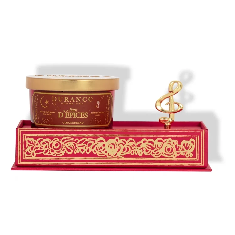 Geschenkset Spieluhr und 90g Duftkerze Lebkuchen – Optimiertes Produktbild Geschenkset Spieluhr und 90g Duftkerze Lebkuchen – Hauptansicht