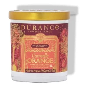 Natürliche Duftkerze 180g Zimt-Orange von Durance – Hauptansicht