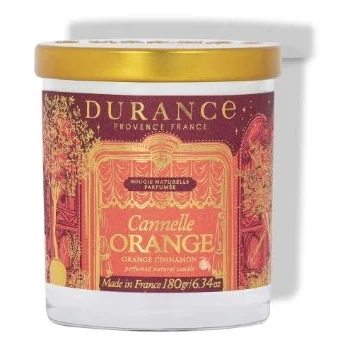 Natürliche Duftkerze 180g Zimt-Orange von Durance – Hauptansicht
