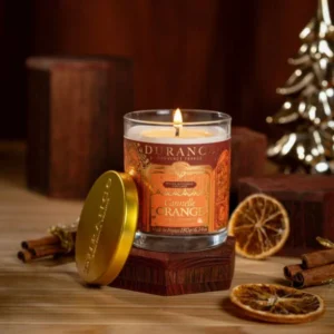 Natürliche Duftkerze 180g Zimt-Orange von Durance – Produktansicht