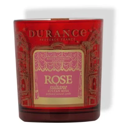 Natürliche Duftkerze 300g Edelrose Sultane von Durance – Hauptansicht