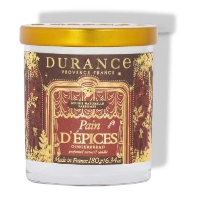 Natürliche Duftkerze Lebkuchen 180g von Durance – Hauptansicht