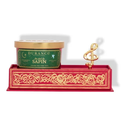 Spieluhr-Set Am Tannenbaum, Duftkerze 90g – Hauptansicht